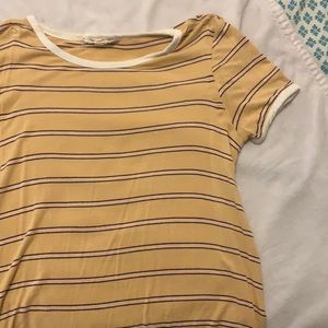 Striped cropped t-shirt